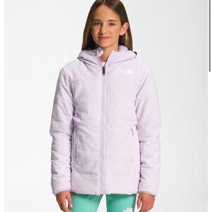 {The North Face} Girls’ Sz. 7/8 Printed Reversible Mossbud Parka